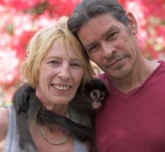 Heidi and Joel with Teva